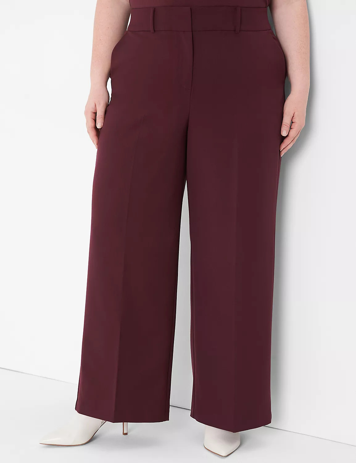 High-Rise Perfect Drape Wide Leg Pant | LaneBryant | Lane Bryant (US)