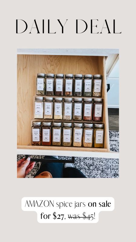 My Amazon spice jars on sale! 

Lee Anne Benjamin 🤍

#LTKhome #LTKunder50 #LTKstyletip