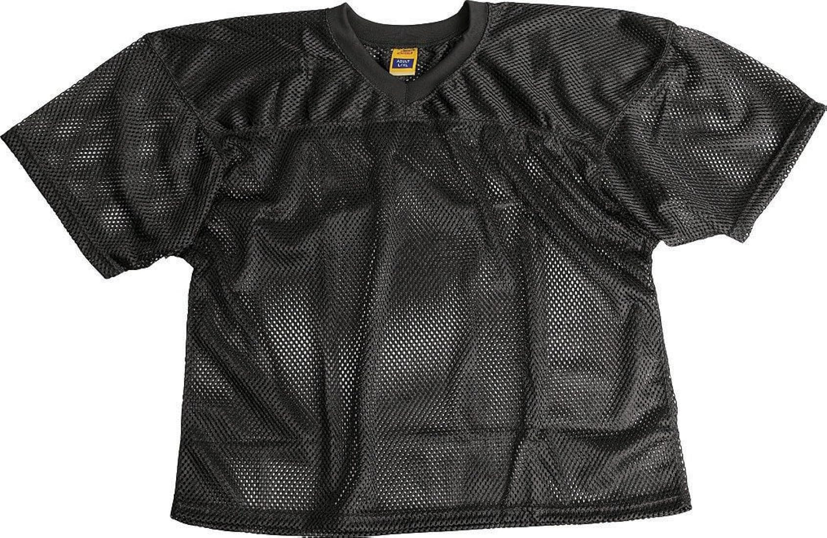 Martin Sports ProMark Football/Lacrosse Adult Waist Length, Polyester Mesh Practice Jersey (Black... | Amazon (US)