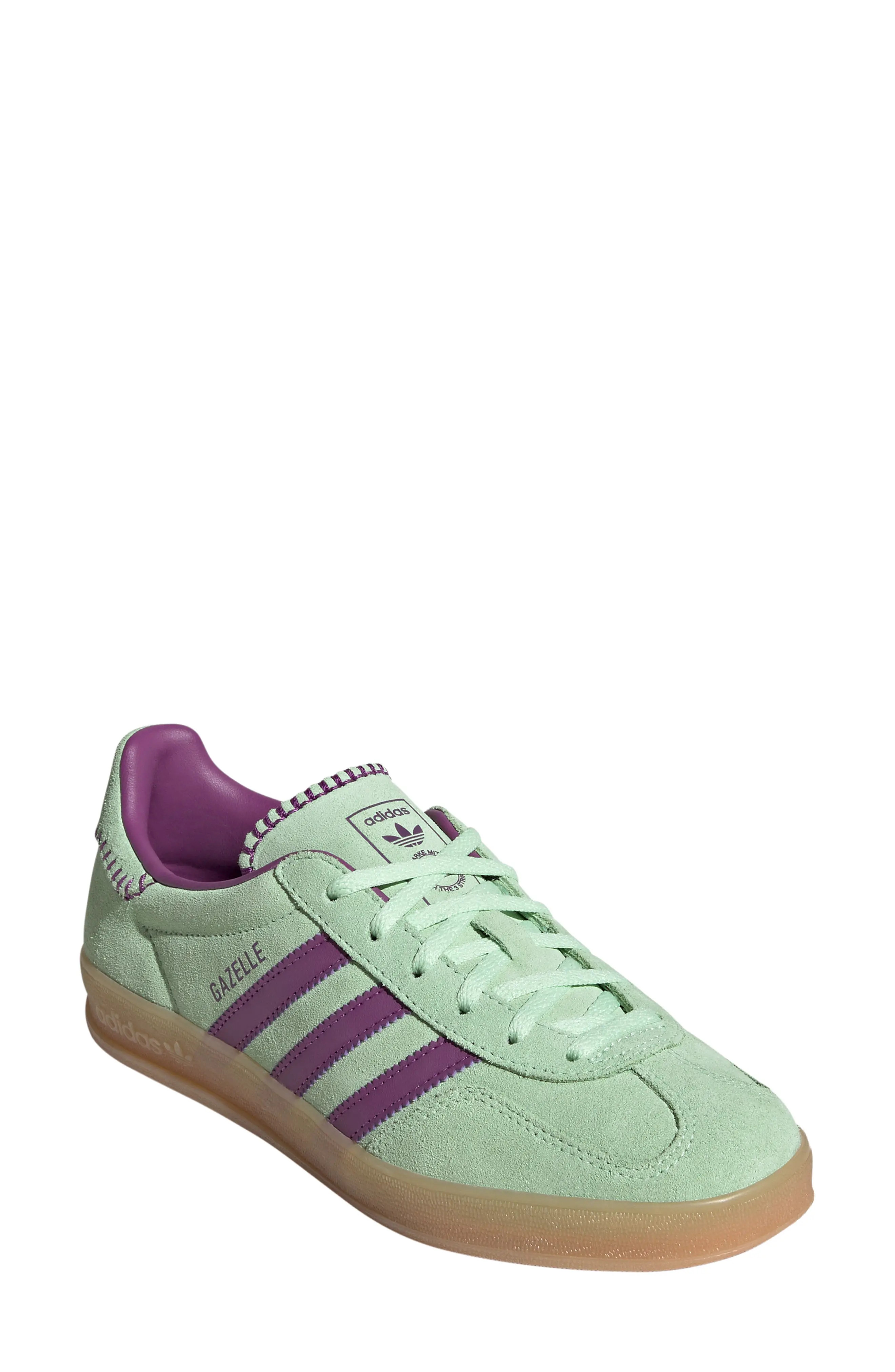 adidas Gazelle OG Sneaker in Off White/Lucid Pink/Gum at Nordstrom Rack, Size 9 | Nordstrom Rack