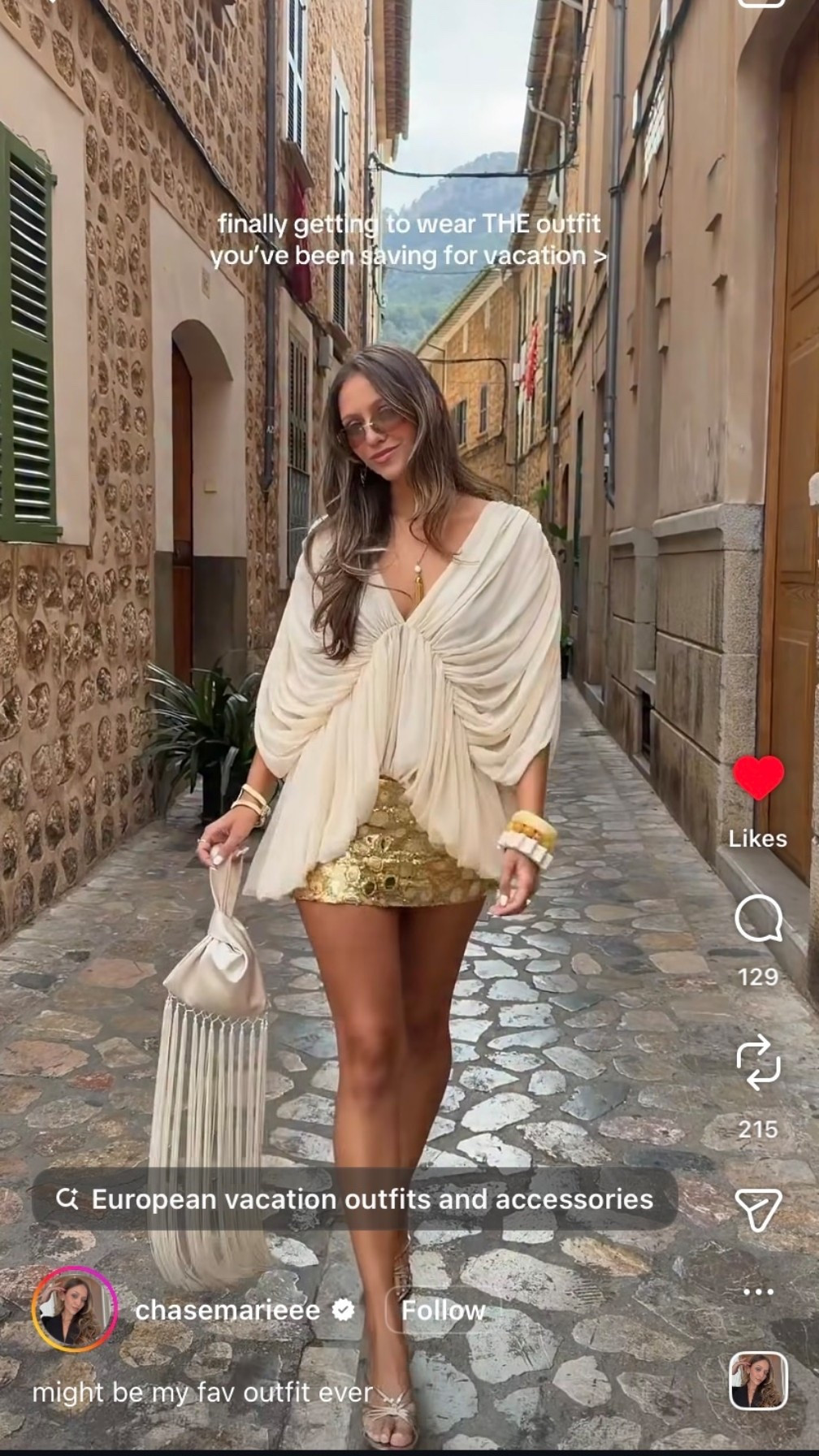 White dolman too
Gold mini skirt
Gold heel strap it mule

#LTKootd #LTKPetite #LTKBeauty