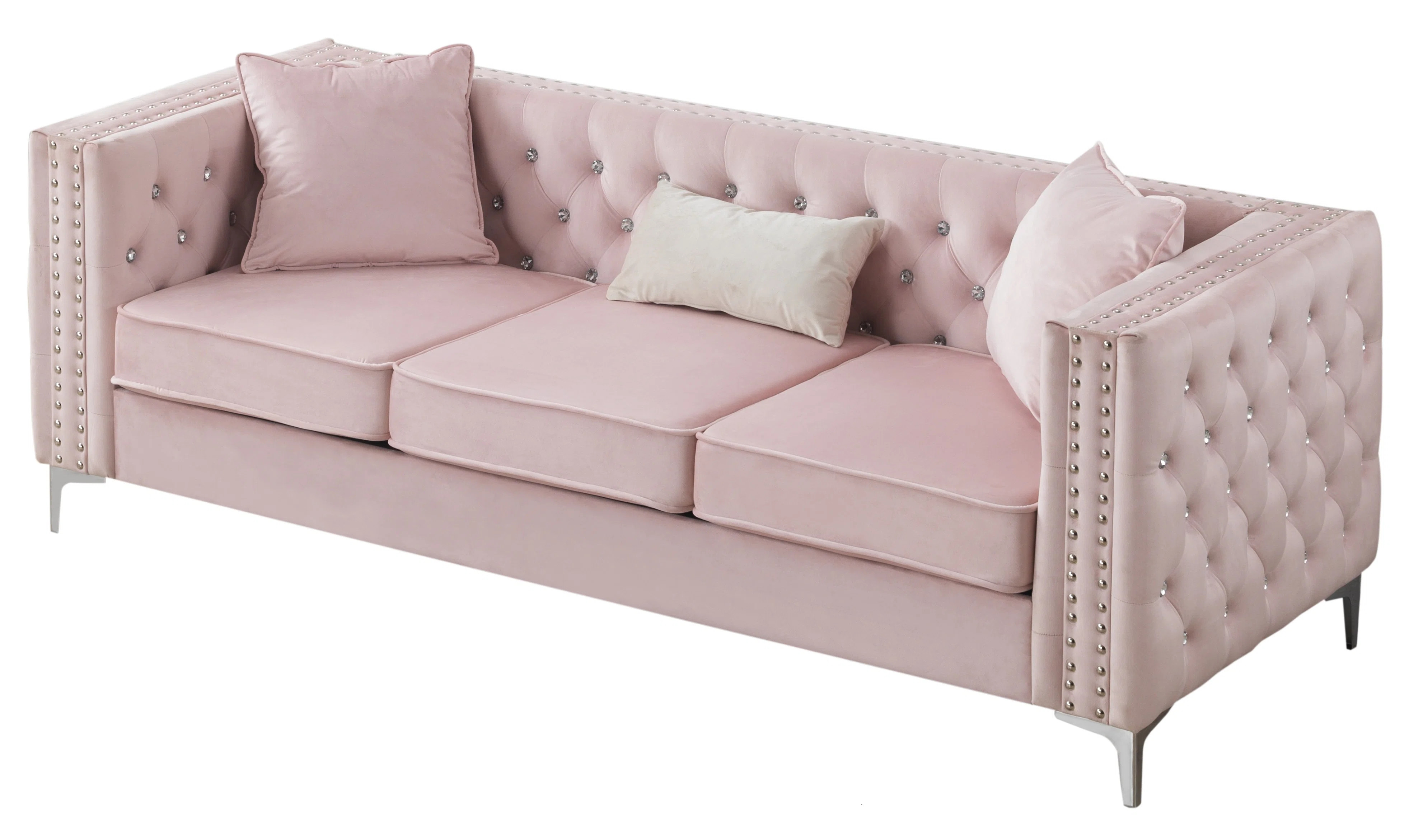 Cannella 86'' Velvet Sofa | Wayfair North America