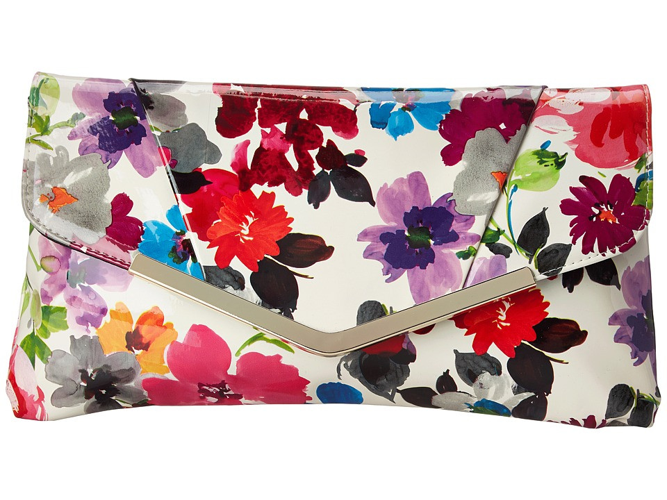 Jessica McClintock - Floral Envelope Clutch (Floral) Clutch Handbags | Zappos