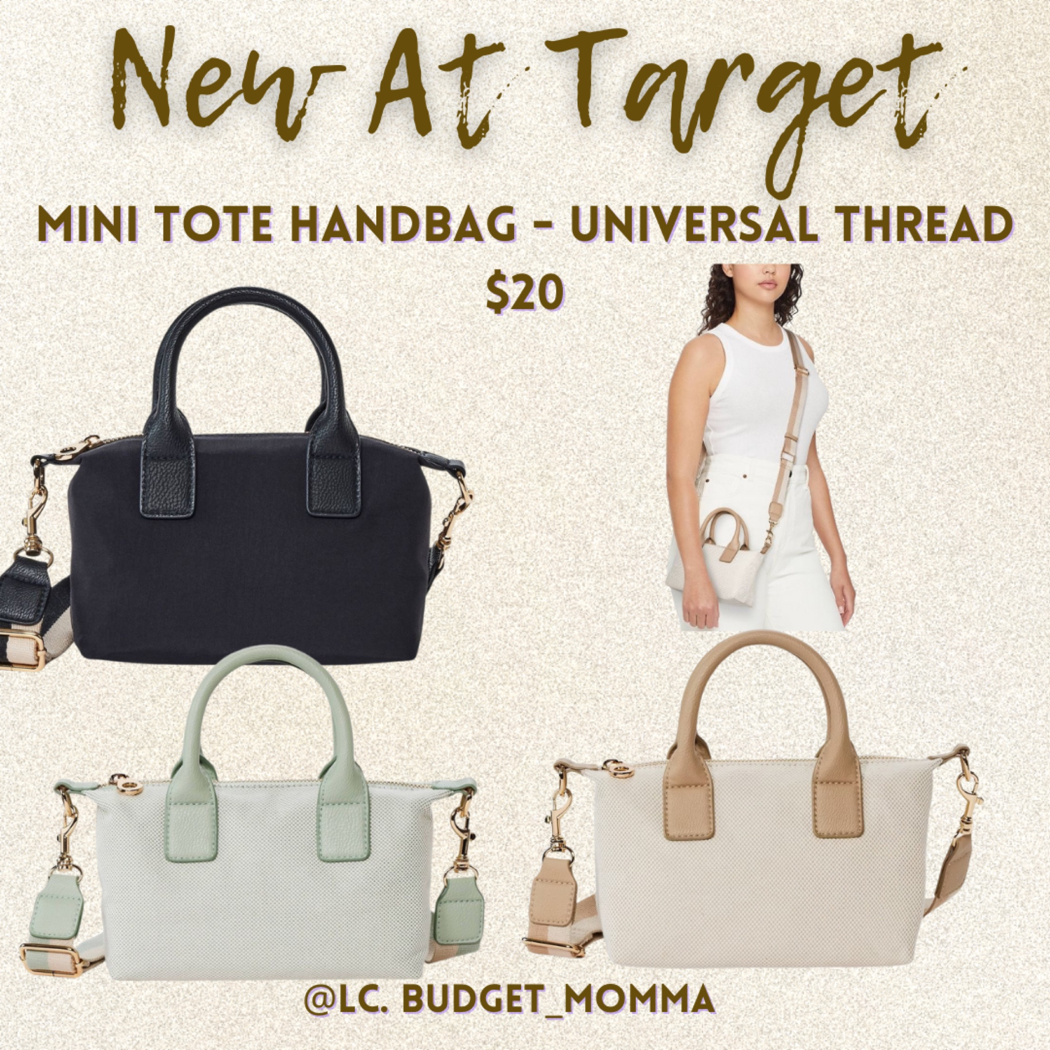 New ✨ Mini Tote Bags at Target! $20

#neutral #black #tote #purse #womens #target #targetstyle

#LTKItBag #LTKStyleTip #LTKFindsUnder50