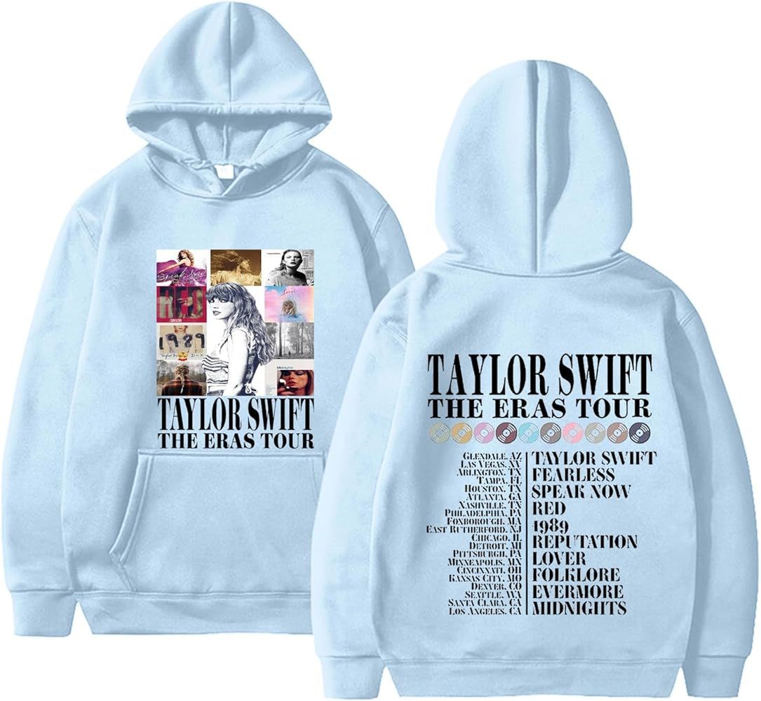 Taylor 1989 Hoodies for Women - Oversized Crewneck 1989 Sweatshirt Long Sleeve Concert Outfit 202... | Amazon (US)
