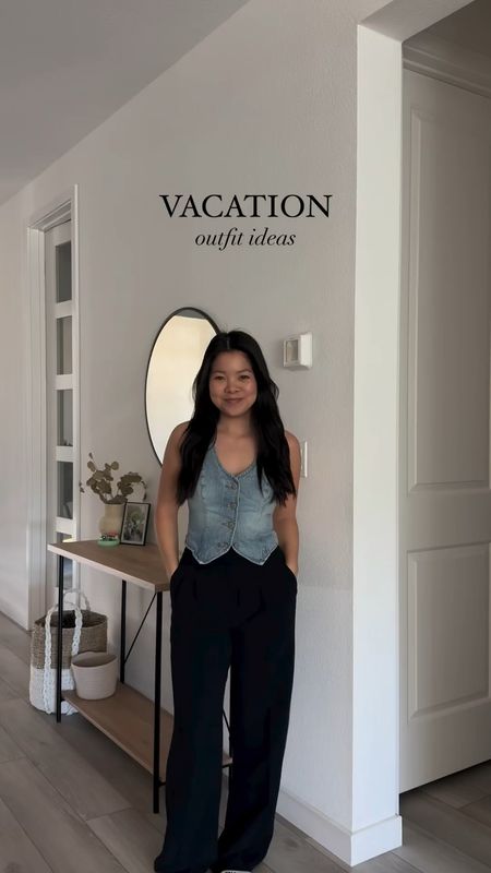 Vacation outfit ideas! White skort and denim short sleeve top are from Zara 


#LTKSeasonal #LTKfindsunder100 #LTKVideo