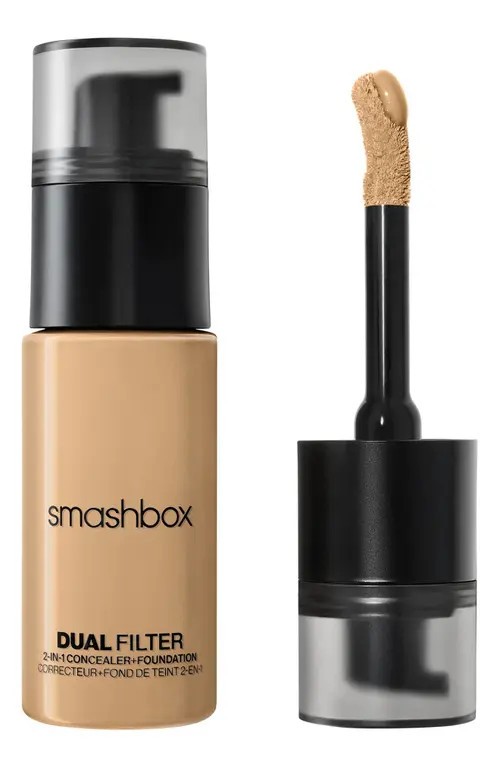 Smashbox Dual Filter 2-in-1 Concealer & Foundation in Light Medium 14 Olive at Nordstrom | Nordstrom