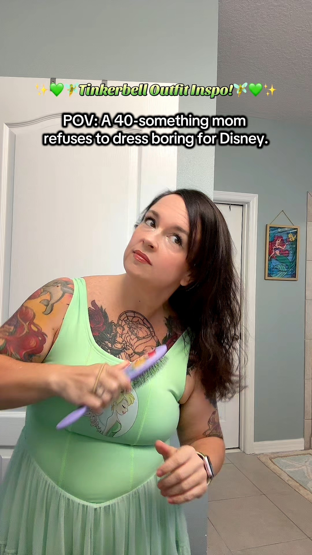 Who says grown-ups can’t fly? 🧚‍♀️✨💚
I built this look with faith, trust & a really good athletic dress! 
.

#TinkerbellStyle
#DisneyAdult
#ParkReady
#MagicalMom
#CharacterBound

#LTKOver40 #LTKgrwm #LTKmomlife