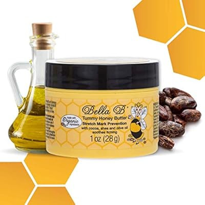 BELLA B Tummy Honey Butter 1 oz - Tummy Butter For Fading Stretch Marks - Made with Organic Ingre... | Amazon (US)