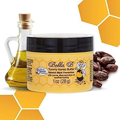 BELLA B Tummy Honey Butter 1 oz - Tummy Butter For Fading Stretch Marks - Made with Organic Ingre... | Amazon (US)