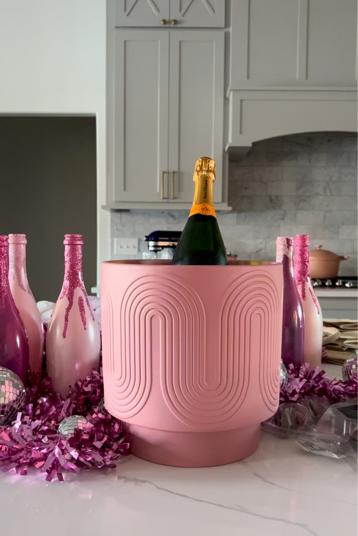 A planter can be an ice bucket if you want. How ADORABLE is this planter as an ice bucket? For all of the spring season celebrations and brunches like Easter and Mother’s Day - I mean how cute is this on your table spread or barcart? There is a drainage hole on the bottom (with a plug) so it’s easy to empty when you need. Happy Hosting! 💕

#LTKunder50 #LTKhome #LTKstyletip