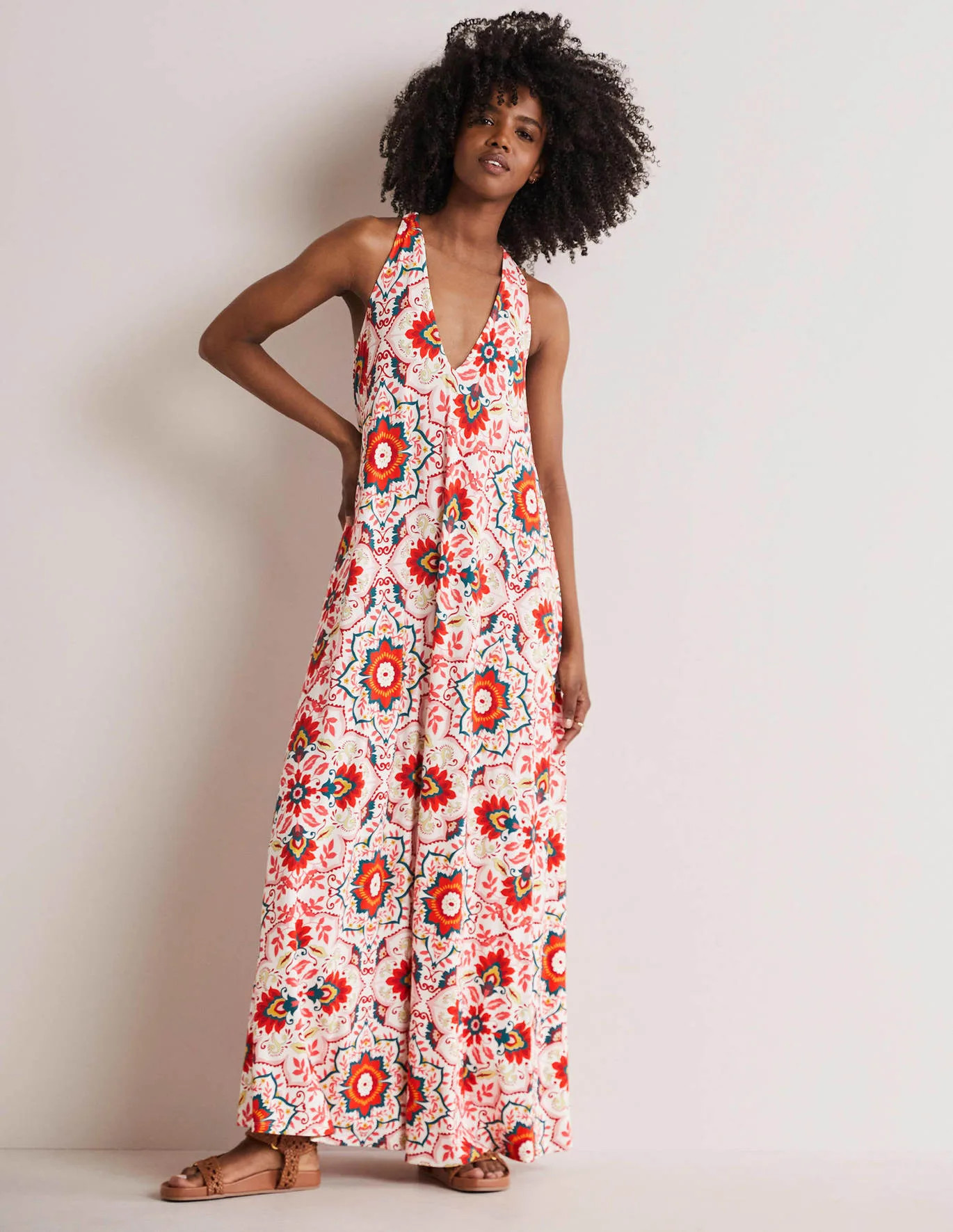 V-Neck Jersey Maxi Dress | Boden (UK & IE)