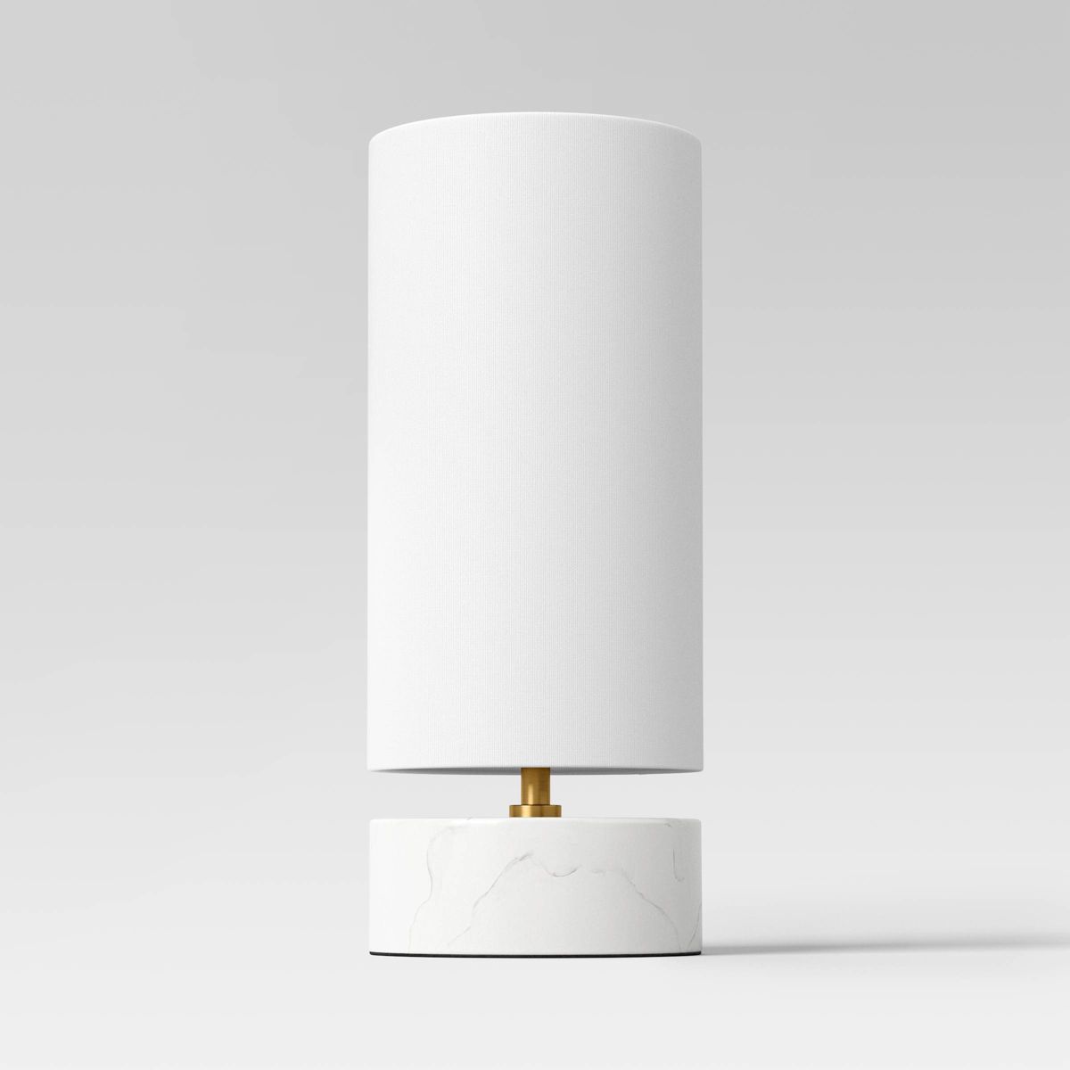 Faux Marble Mini Table Lamp White - Threshold™ | Target