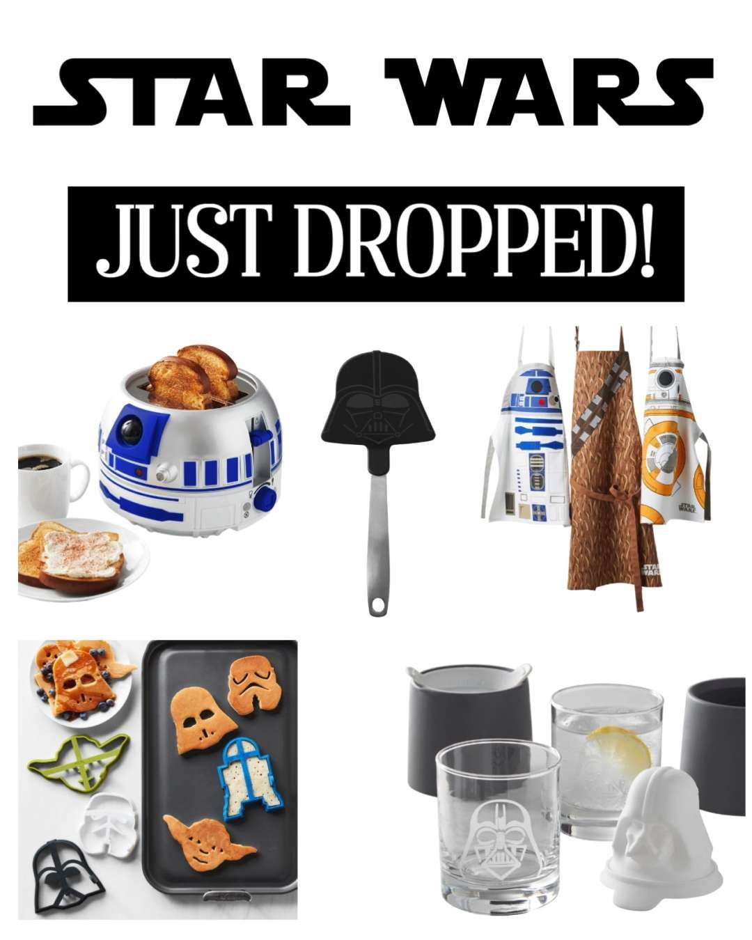 🖤✨ Star Wars kitchen essentials just leveled up ✨🖤
The Star Wars™ x Williams Sonoma Darth Vader Etched Glasses & Ice Molds Set brings serious dark side energy to your kitchen and bar setup. From etched Vader glasses to epic ice molds, every drink feels more powerful. Perfect for movie nights, entertaining, or gifting to the Star Wars fan who knows the kitchen is where true control begins 🧊🥃 Join the dark side… we have cocktails. 😏⚔️

#LTKFinds #LTKGiftIdeas #LTKKitchen #LTKMustHaves 

  

#LTKHome #LTKGiftGuide #LTKHome #LTKSaleAlert