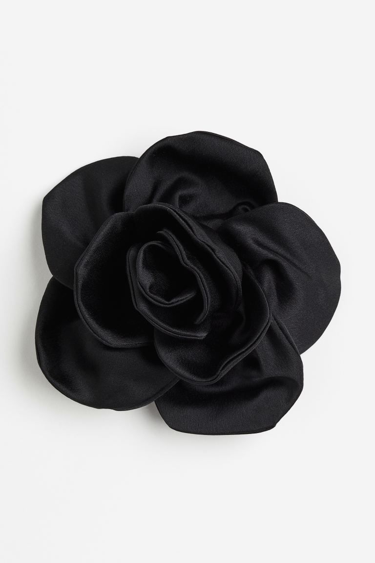 Haarspange in Blütenform - Schwarz - Ladies | H&M DE | H&M (DE, AT, CH, NL, FI)