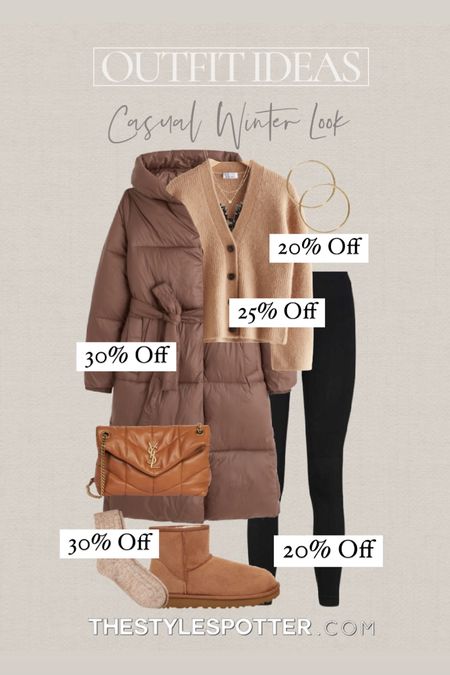 Winter Outfit Ideas ❄️ Casual Winter Look
A winter outfit isn’t complete without a cozy coat and neutral hues. These casual looks are both stylish and practical for an easy and casual winter outfit. The look is built of closet essentials that will be useful and versatile in your capsule wardrobe. 
Shop this look 👇🏼 ❄️ ⛄️ 
P.S. Most of these items are included in Cyber Monday sales! The Abercrombie coat is 20% off, the & Other Stories Cardigan is 25% off, the Spanx Leather Leggings are 20% off, the Mejuri earrings and necklace are 20% with a purchase of $150, and the Target fuzzy socks are 30% off.
Shop the deals 👇🏼 



#LTKGiftGuide #LTKHoliday #LTKCyberweek