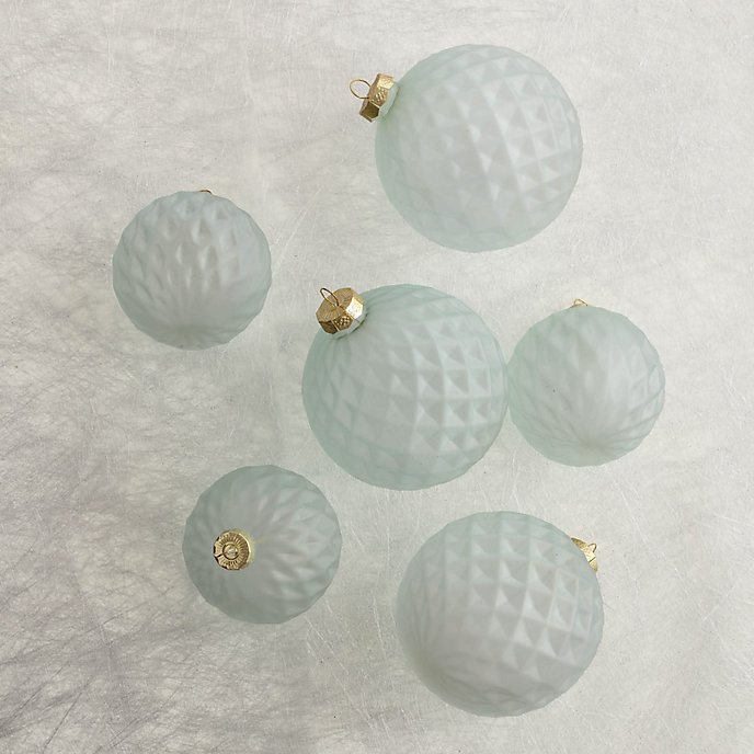 Nordic Night Ornament Collection with Handcrafted Glass & Variety of Shapes | Frontgate