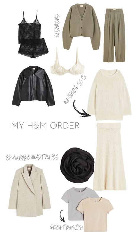 My current H&M order 