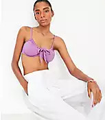 LOFT Beach Front Tie Bikini Top | LOFT