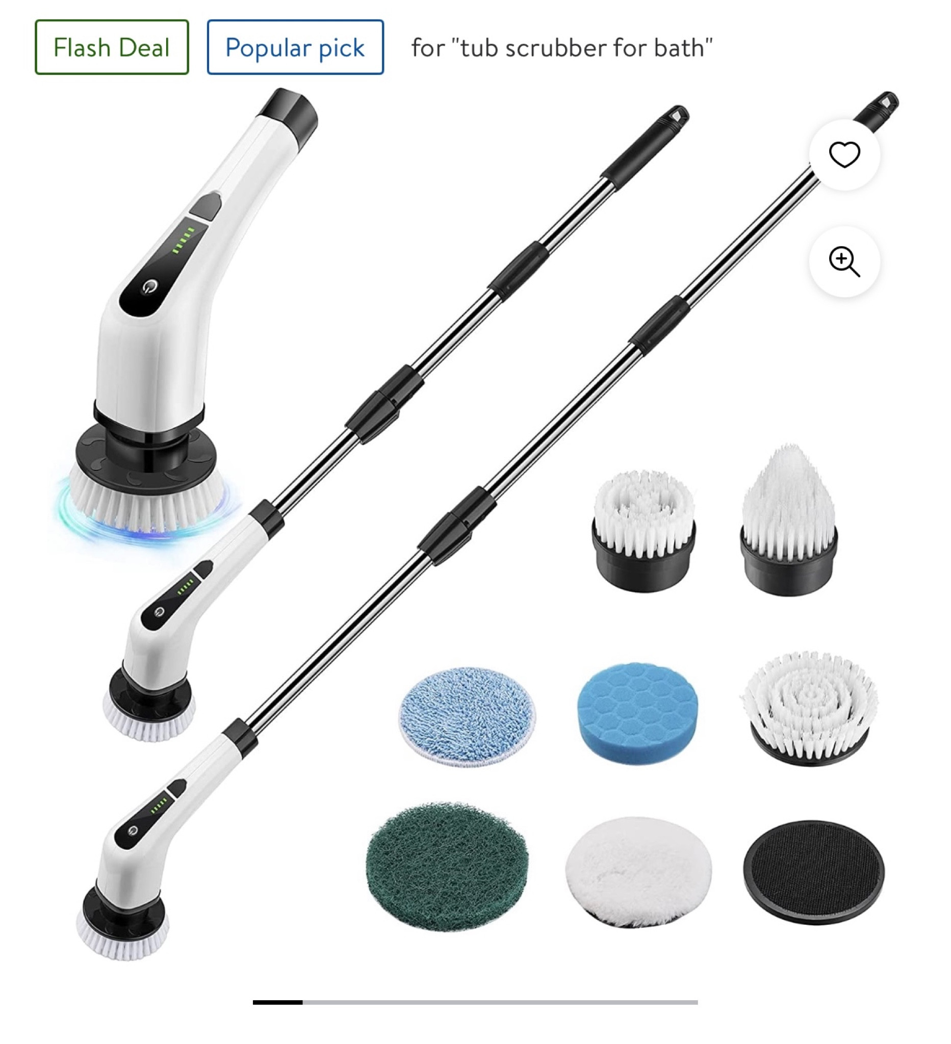 Electric scrubber flash sale at Walmart!

#LTKHoliday #LTKsalealert #LTKGiftGuide