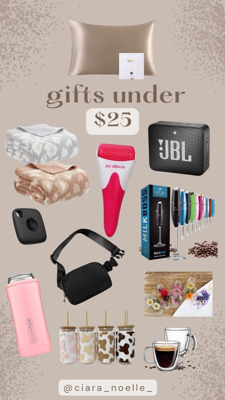 Gifts under $25 that someone would love ! I own almost all of these or want them 😍

#LTKGiftGuide #LTKunder50 #LTKHoliday