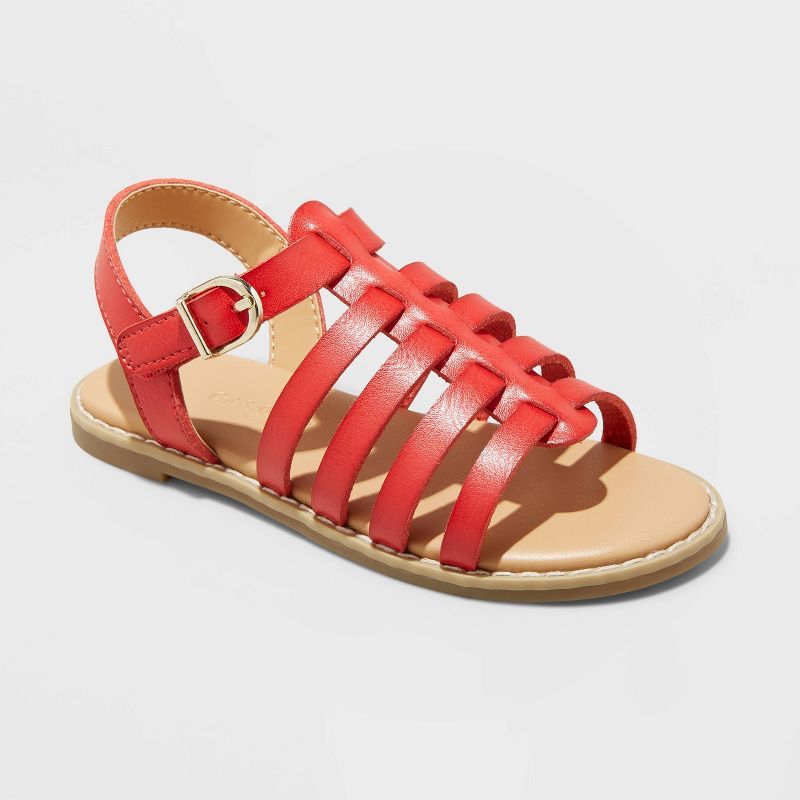 Toddler Girls' Shanel Fisherman Sandals - Cat & Jack™ Red | Target
