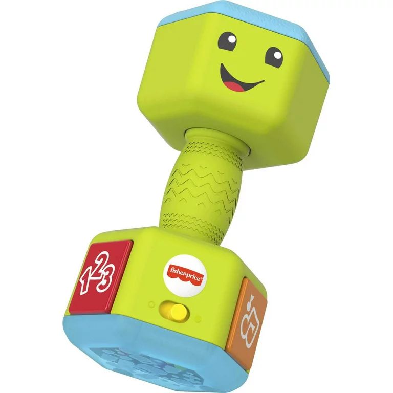Fisher-Price Pretend Dumbbell Rattle Baby Toy with Lights Music and Learning Songs, Laugh & Learn... | Walmart (US)