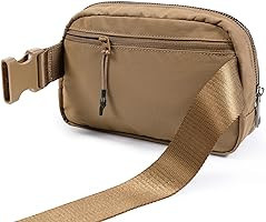 ODODOS Unisex Mini Belt Bag with Adjustable Strap Small Fanny Pack for Workout Running Traveling ... | Amazon (US)