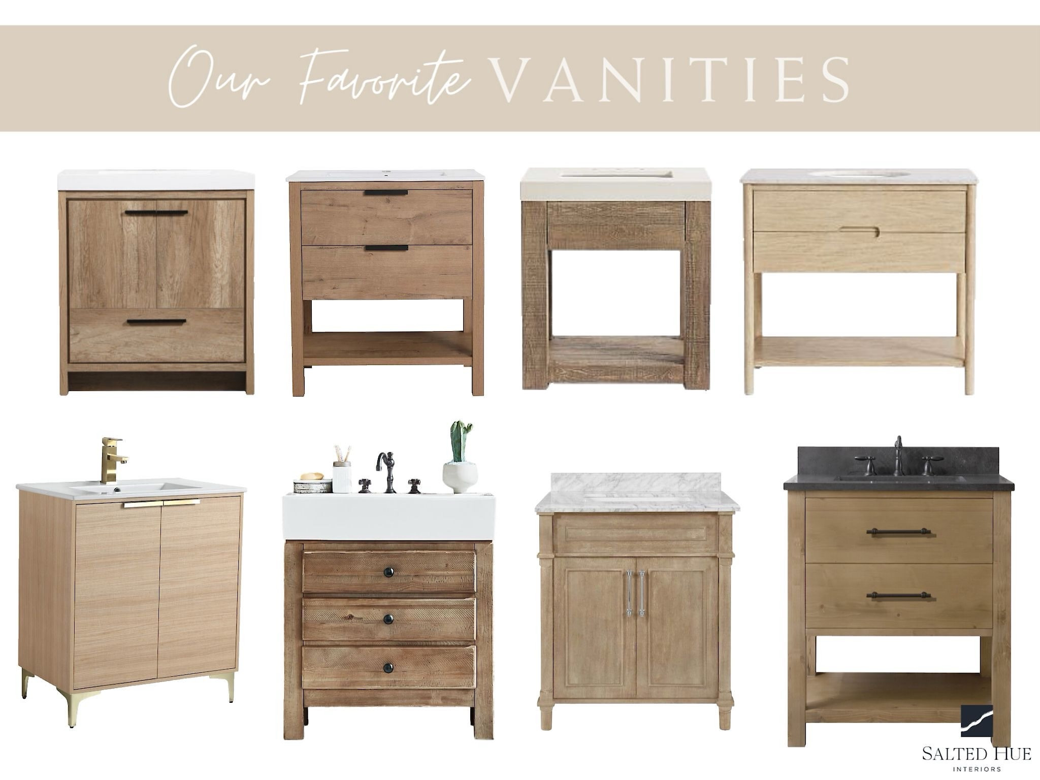 Our favorite wood vanities! 

#LTKHome