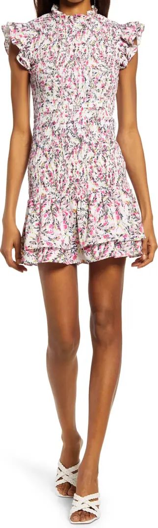 Verona Floral Smock Ruffle DressFRENCH CONNECTION | Nordstrom