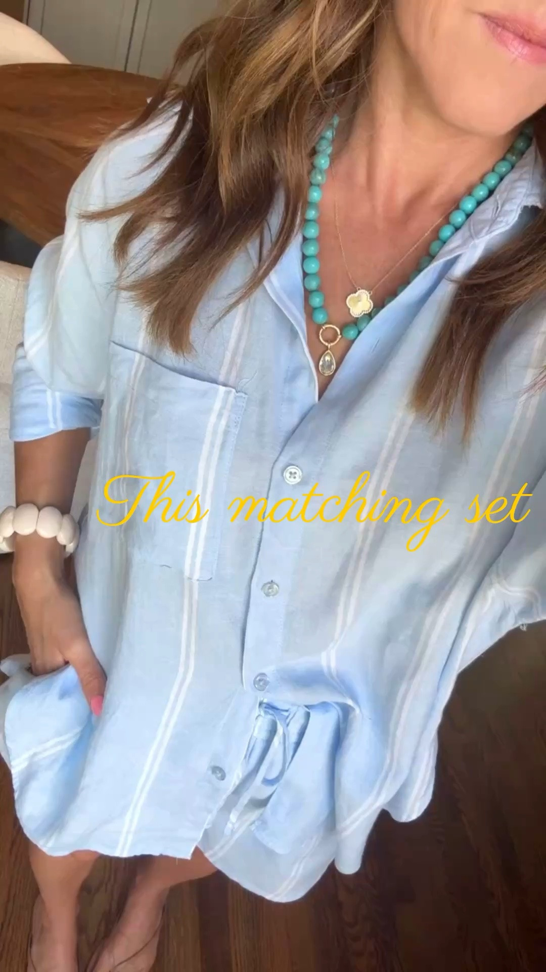 Summer perfection! A matching set in a breezy, flowy material. Variety of colors. 
XS shorts - fully lined
S top

#LTKootd #LTKmomlife #LTKSeasonal