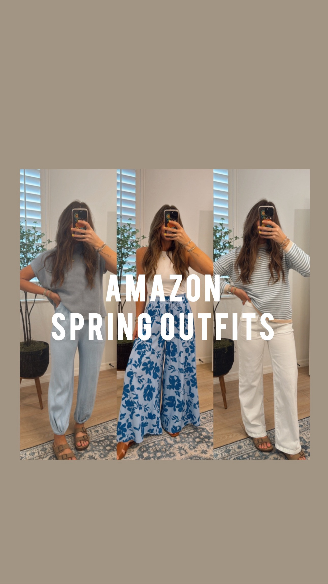 Amazon favorites for spring outfits from everyday casual, fun pops of pink for Easter weekend, travel outfits for spring break, date night, and MORE! 🙌🏻🌸🩵 True to size in everything. #amazonoutfits #amazonfinds #springoutfits #whattowear #easteroutfits #traveloutfit #datenightoutfit 