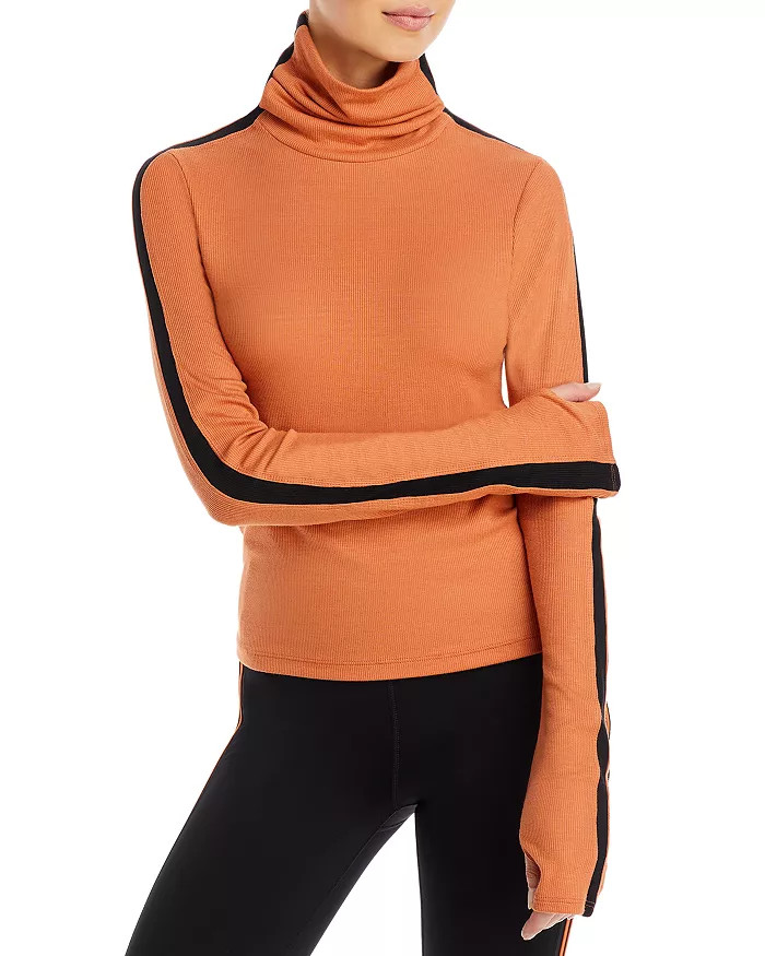 Splits59 Jackson Striped Detail Turtleneck   Women - Bloomingdale's | Bloomingdale's (US)