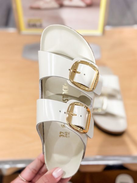 Oversized gold buckles and glossy leather make these beauties a daily chic must have 🤍 Save $40! 

Nordstrom Anniversary Sale, Birkenstock, slide sandal, neutral sandals 

#LTKshoecrush #LTKFind #LTKxNSale