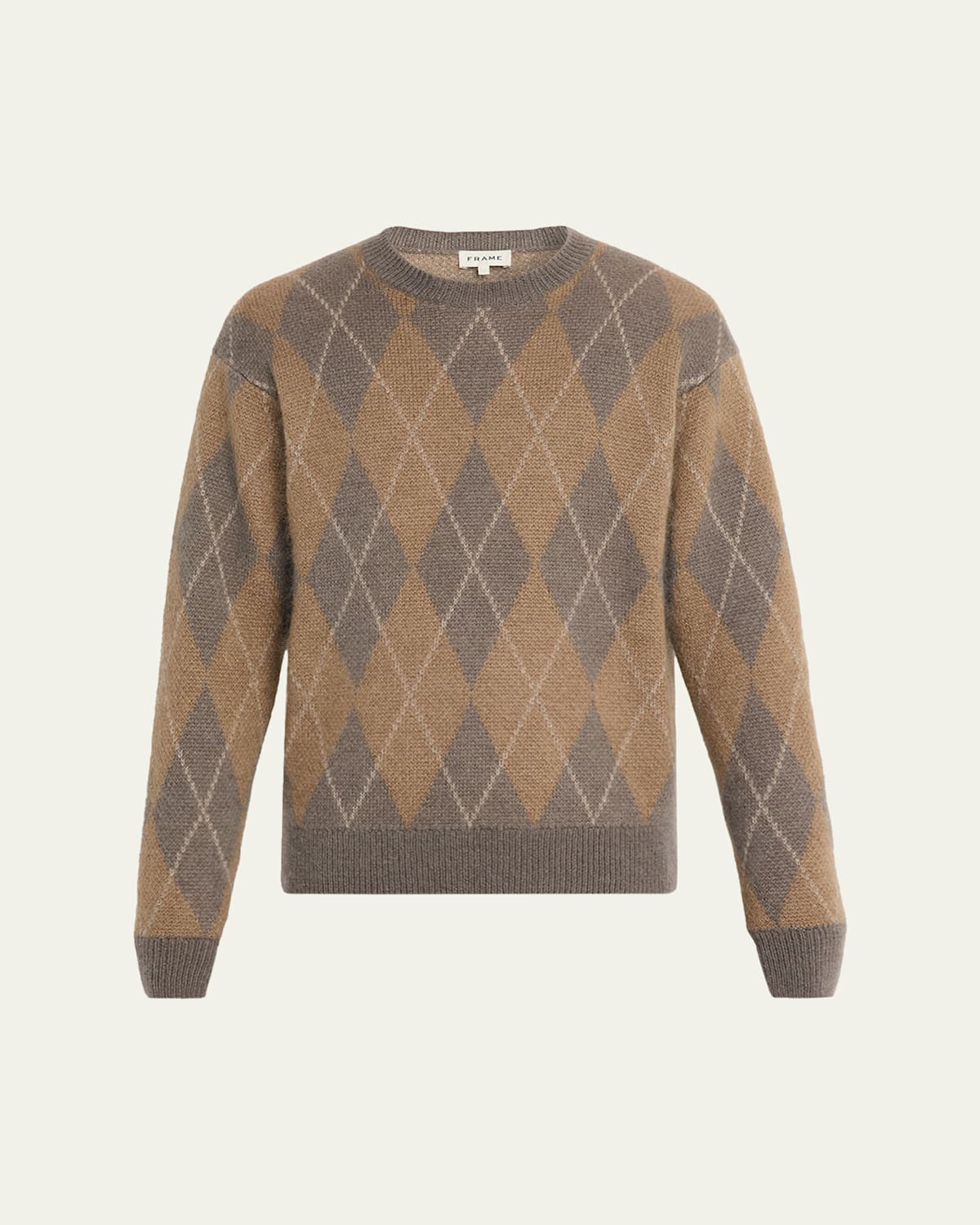 Men's Wool-Blend Argyle Crewneck Sweater | Bergdorf Goodman
