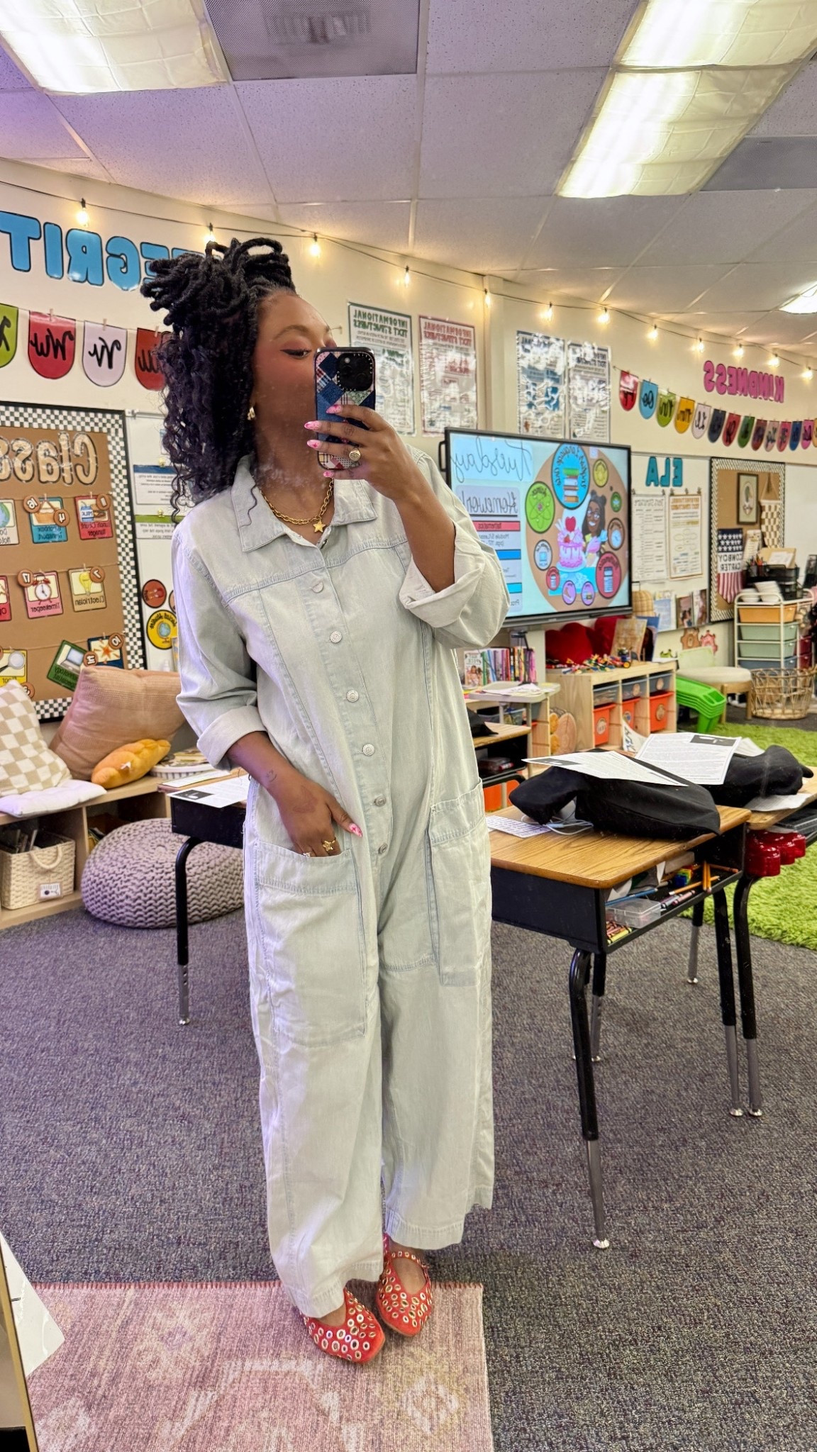 Tuesday! 
Jumpsuit: Medium 

#LTKgrwm #LTKootd #LTKdayinmylife