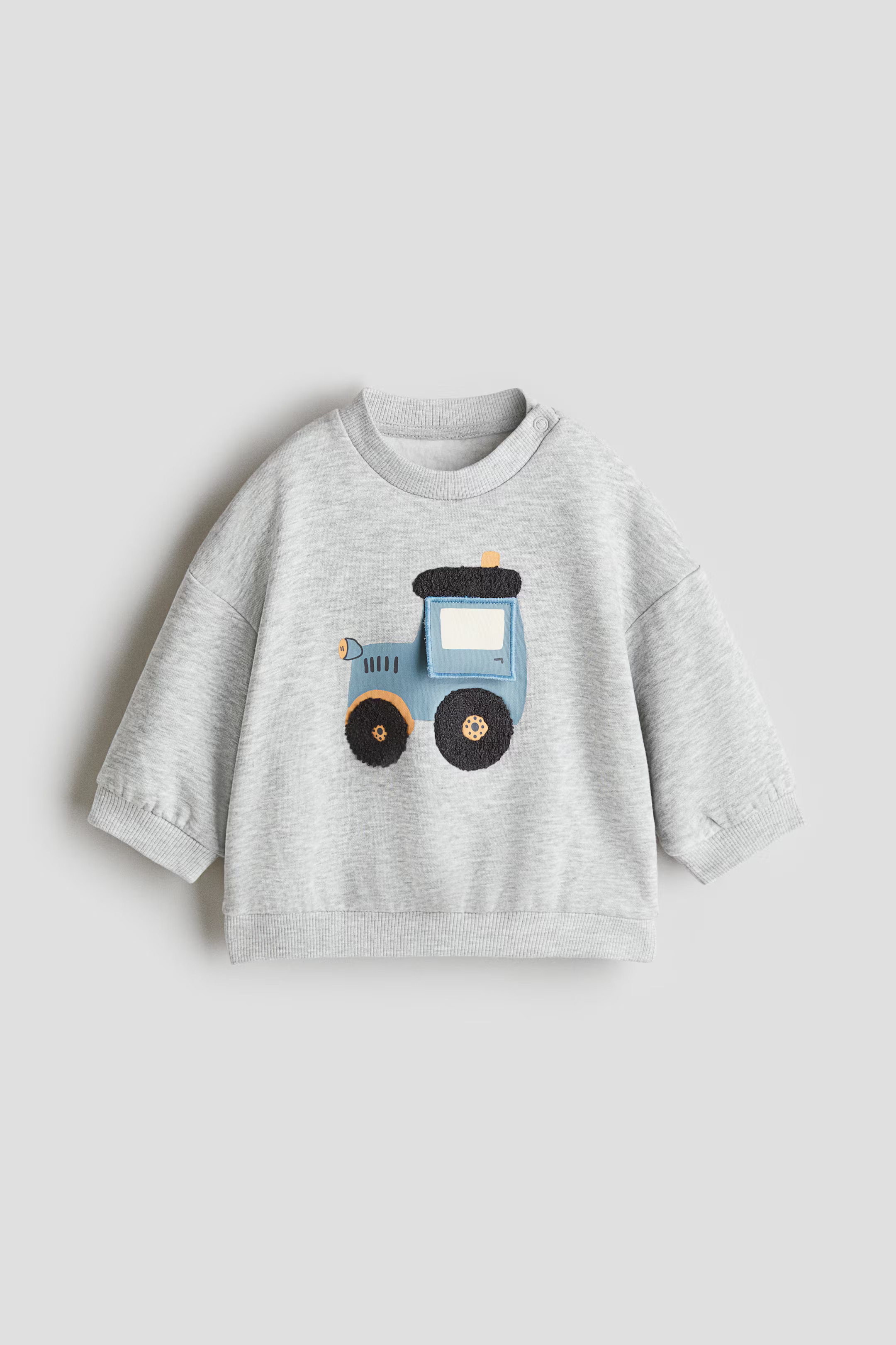 Motif-Detail Brushed-Inside Sweatshirt | H&M (US + CA)