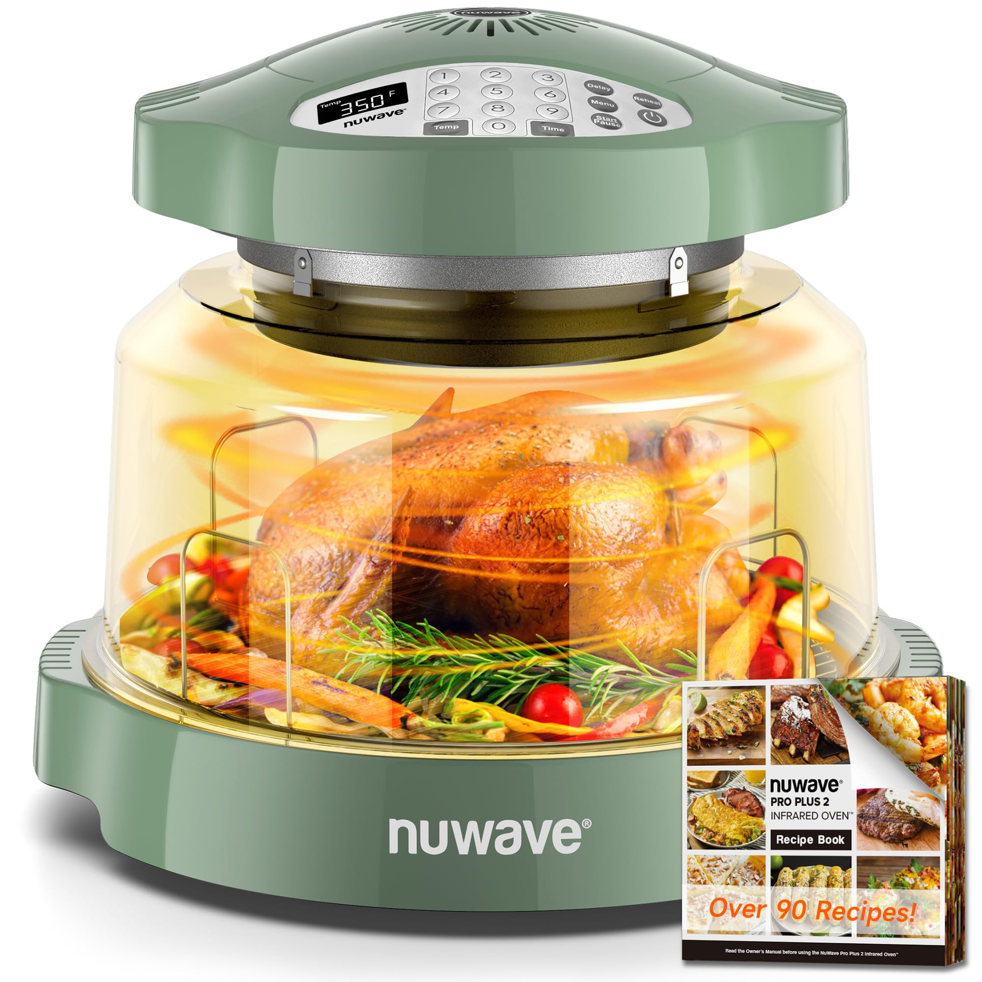 Nuwave Oven Pro Plus Air Fryer, Infra-Red Countertop, 2025 Advanced Convection, No Defrosting or ... | Amazon (US)