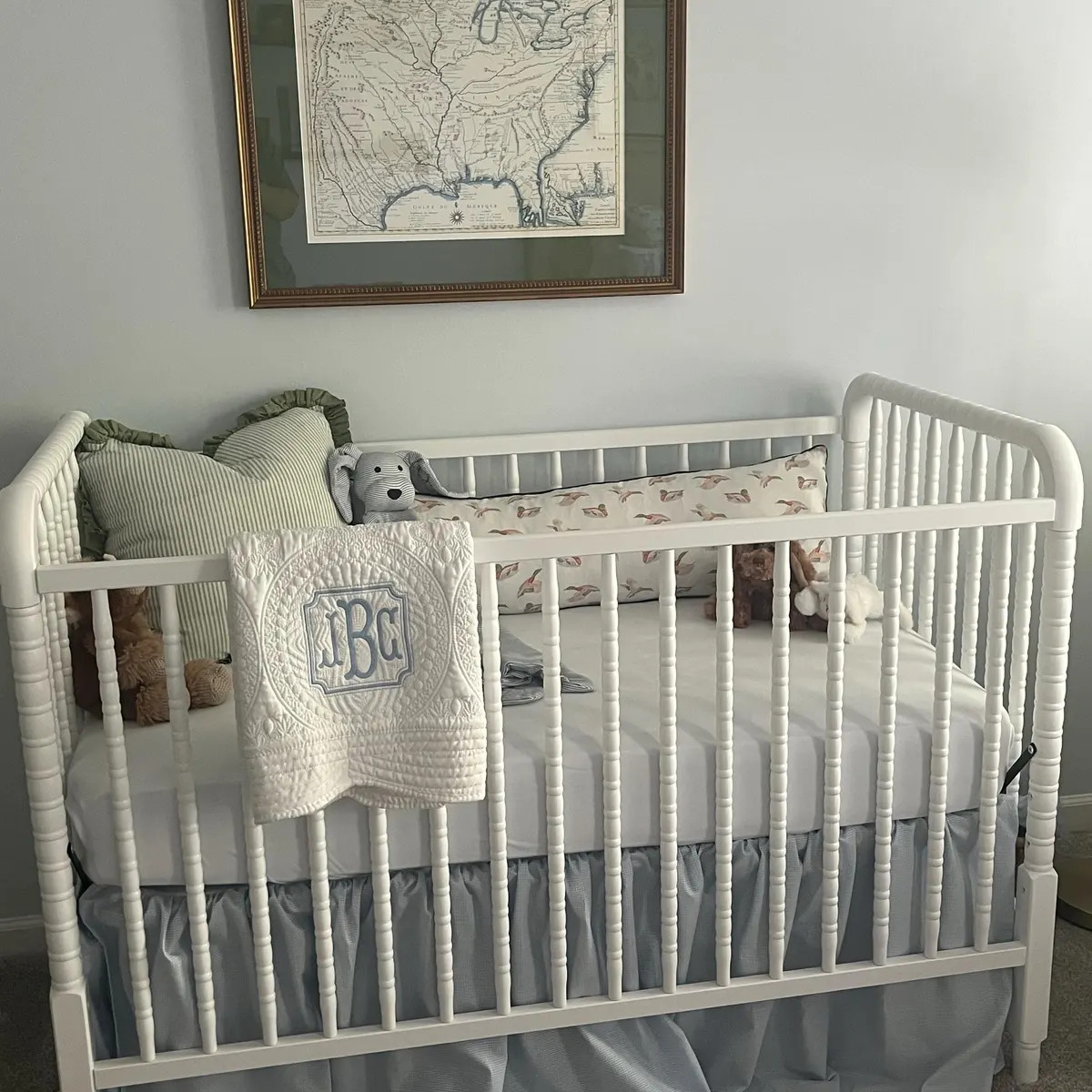 Personalized Embroidered Heirloom Quilt | Elegant Font | Custom Name/Monogram| Baby Shower Gift |... | Etsy (Global)