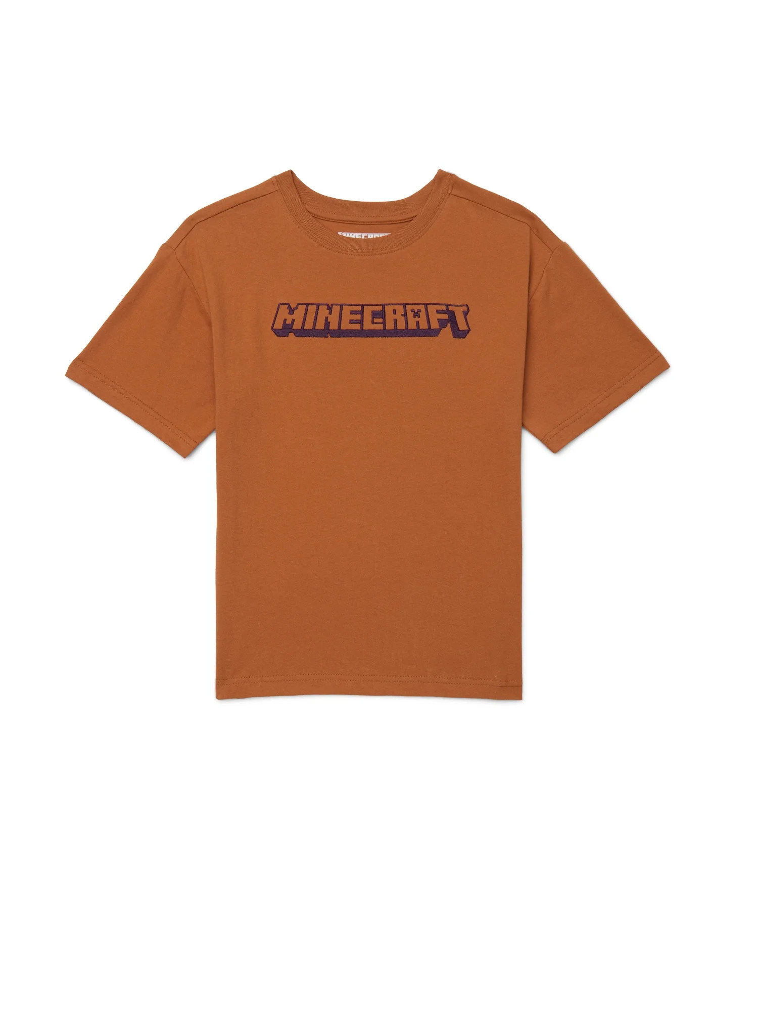 Minecraft Boys Graphic Retro Print Tee with Short Sleeves, Sizes 4-18 | Walmart (US)