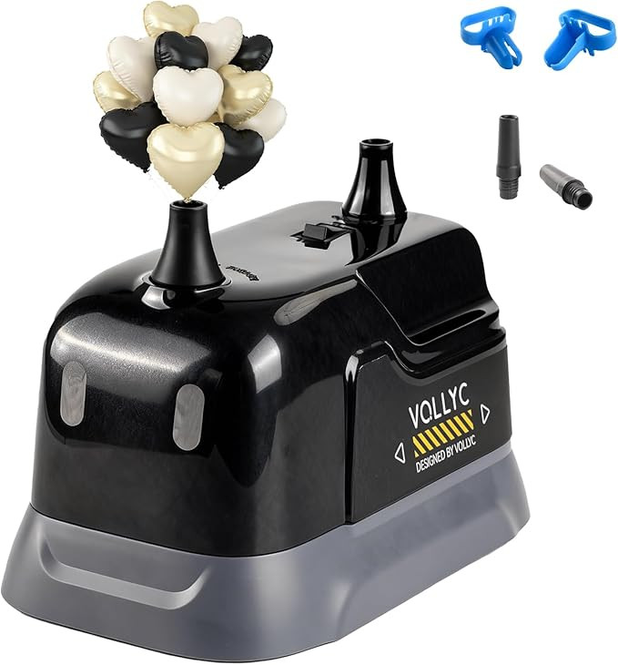 Balloon Pump Electric, Dual Nozzle Balloon Inflator Air Pump, Fast & Easy Inflation for Party Dec... | Amazon (US)