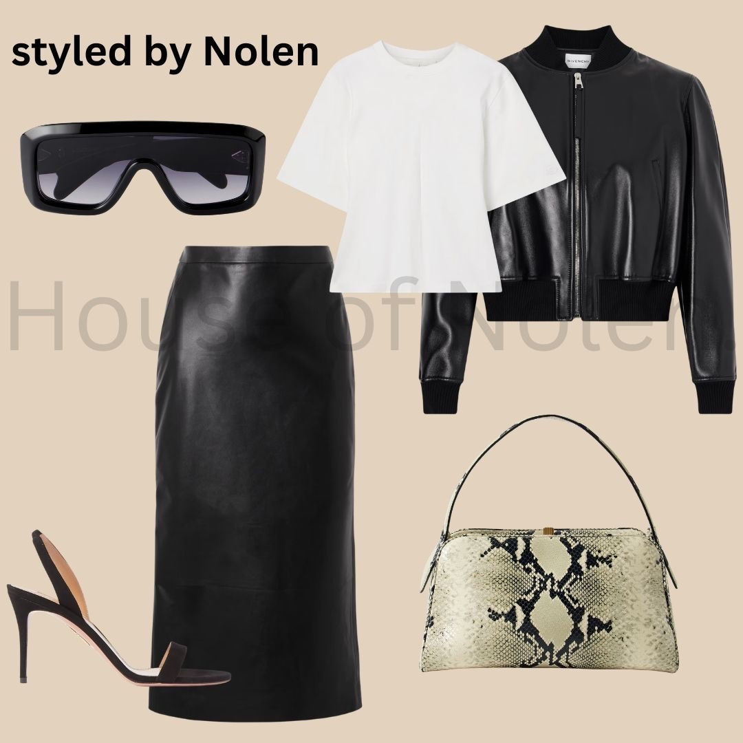Spring 2026 Look 21.

all black. then the snake skin walked in.
styled by nolen 🖤

#fashion #style #ootd #outfitoftheday #womensfashion #fashionblogger #styleblogger #fashioninspo #styleinspo #outfitinspo #outfitideas #styleoftheday #fashion #style #ootd #outfitoftheday #womensfashion #fashionblogger #styleblogger #fashioninspo #styleinspo #outfitinspo #outfitideas #styleoftheday #whatiwore #howtostyle #dailylook #quietluxury #luxurystyle

#LTKootd #LTKgrwm #LTKOver40