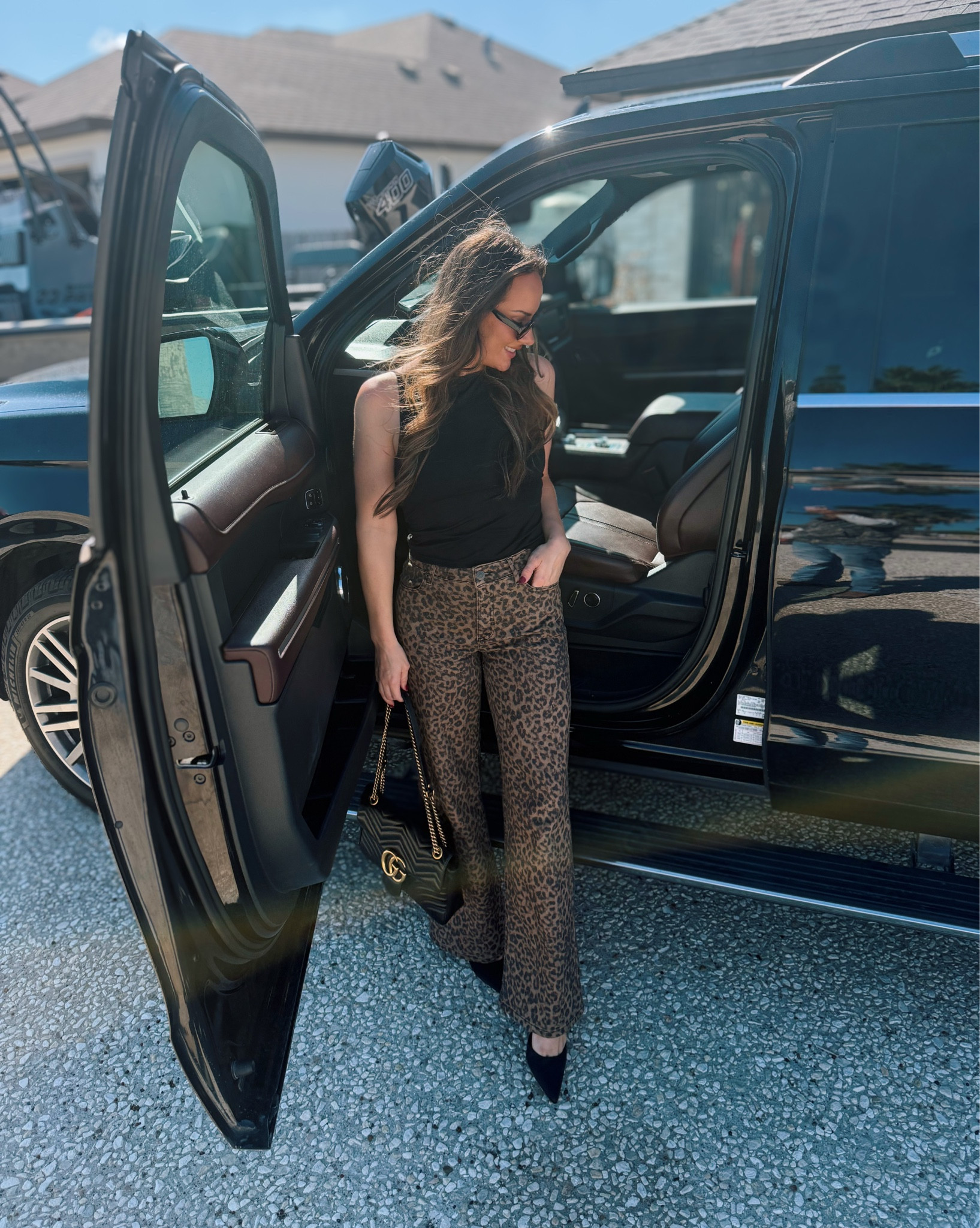 Sunday best 🐆🖤
Wearing my favorite cheetah print pants with a classic black top + heels for church this morning. I love mixing bold prints with timeless pieces for that effortless fall fashion look! #sundaystyle #churchoutfit #fallfashion #OOTD #fashionblogger #styleinspo 

#LTKMidsize #LTKStyleTip #LTKPetite
