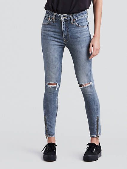 Levi's 721 High Rise Altered Zip Skinny Women's Jeans 28 | LEVI'S (US)