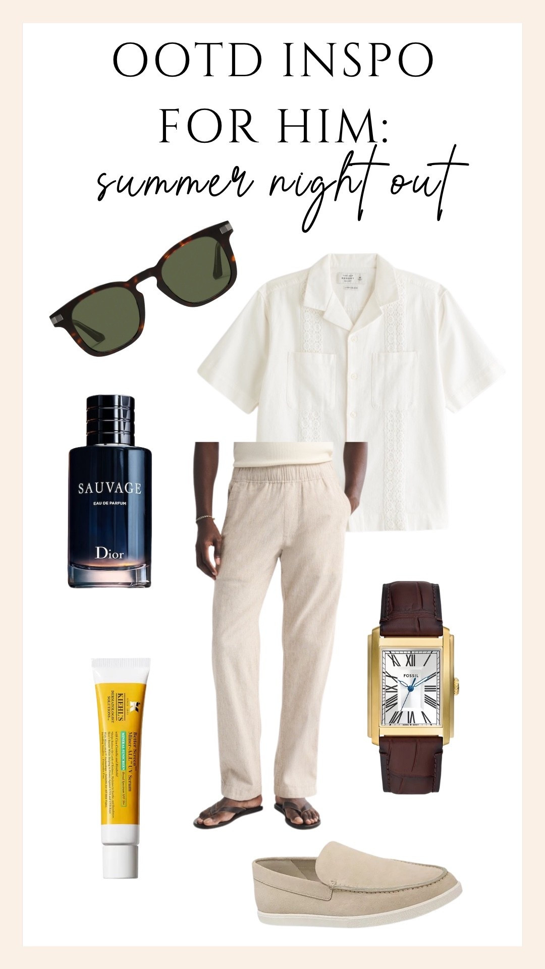 Summer night out outfit inspo for him!

#LTKootd #LTKgrwm #LTKMens
