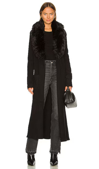 Lombardi Long Cardi in Black | Revolve Clothing (Global)