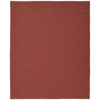 8 ft. x 10 ft. Red Abstract Area Rug | The Home Depot