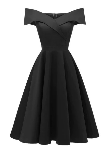 1950s Off Shoulder Swing Dress | Retro Stage