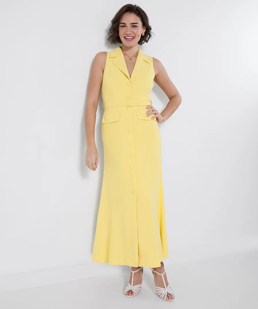 Riviera Button Through Dress | Joe Browns