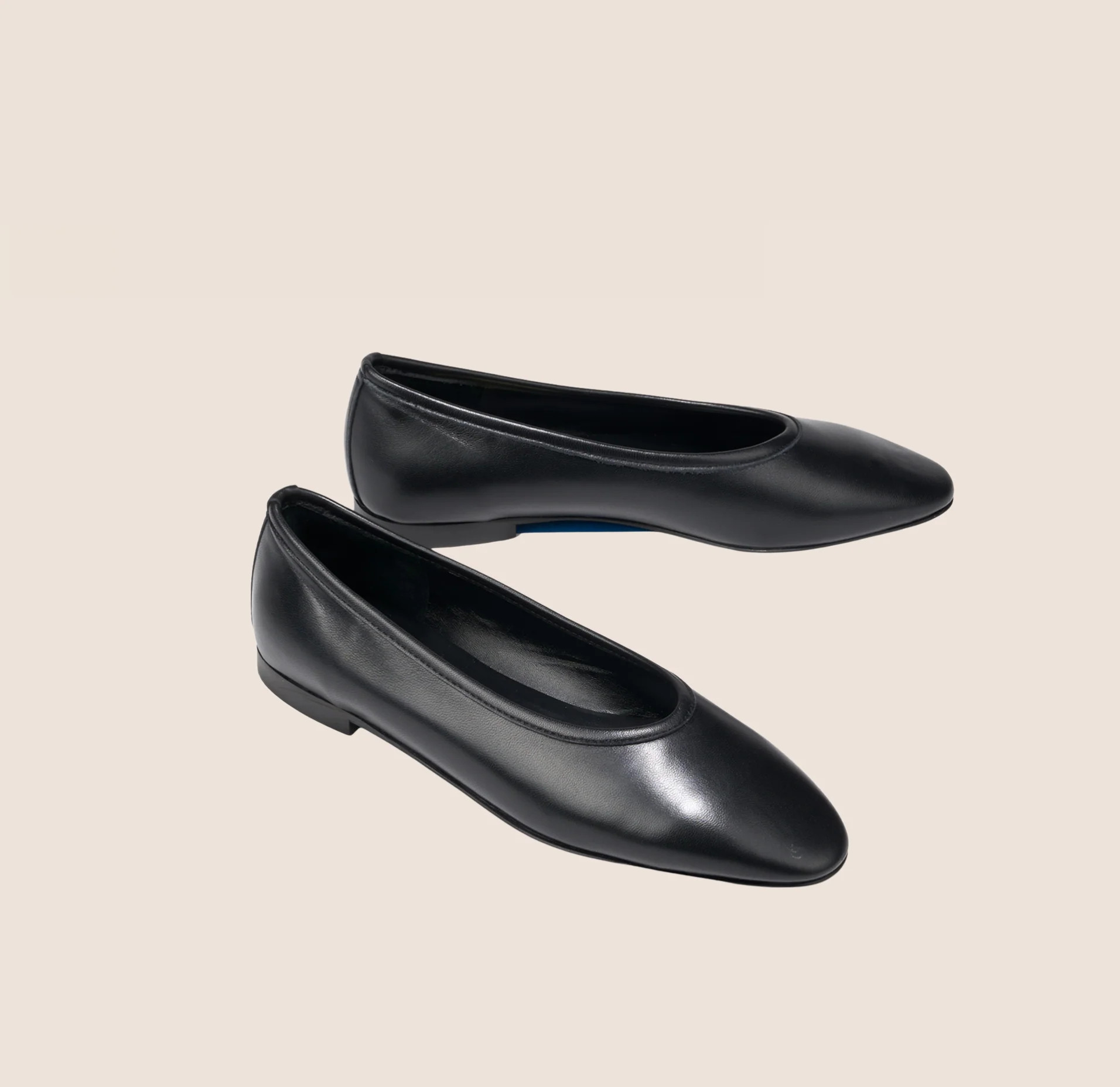 Siena Black Italian Leather Ballet Flats | A. Soliani | A.Soliani
